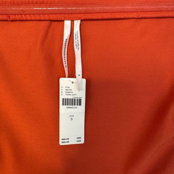 Anthropologie The Gabbie Terra Cotta Strapless Ruched Tube Midi Dress Size Small - Picture 13 of 17